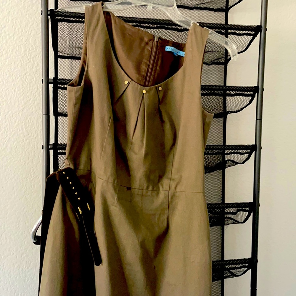 Brown Antonio dress size 4 no stains rips . Great condition